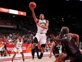 日本男篮98-53轻取印尼男篮取亚运会开门红，津屋一球23分