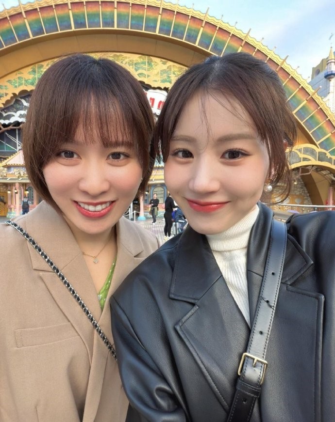 乒羽联动，平野美宇、志田千阳同游三丽鸥彩虹乐园