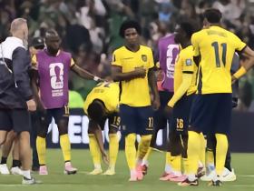 防线不稳，厄瓜多尔世预赛18场仅丢5球，世界杯4场丢4球
