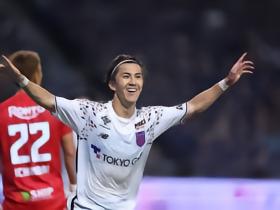 FC东京2-0大阪钢巴，安斋飒马破门，长仓干树锦上添花
