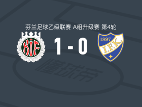 基芬1-0赫尔辛基IFK，莱赫托尤里绝杀