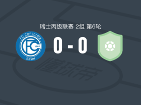 康科迪亚0-0慕特登兹，难分伯仲