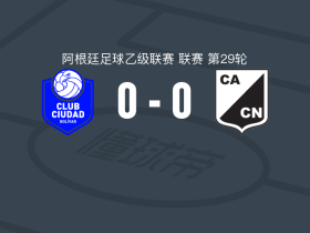 博利瓦尔0-0北索尔塔中央，两队各拿一分