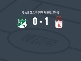 卡利美洲女足1-0卡利体育女足，paula maria cordoba制胜球