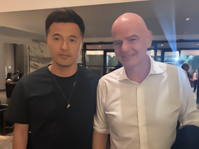 中国记者偶遇因凡蒂诺，对方表达感谢并祝福中国队未来好运