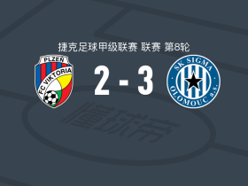 奥洛莫茨3-2比尔森胜利，塞克1传1射，特卡奇建功