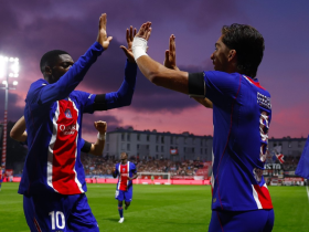 半场：巴黎1-0布雷斯特，费兰开场闪击