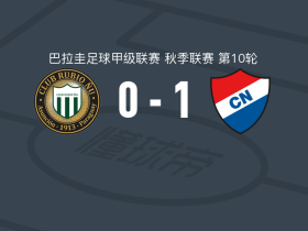 亚松森国民1-0鲁维奥尼尤，伊万-巴尔德斯制胜球
