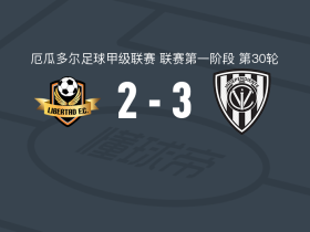 山谷独立3-2洛哈自由，Steven Góngora、延德里-巴斯克斯破门