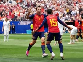 半场：西班牙1-0奥地利，奥亚萨瓦尔破门，库库雷利亚助攻