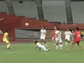 韩国女足5-0缅甸女足，金旻智戴帽，崔有利进球+失点