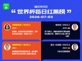 懂球帝美加墨世界杯7月3日红黑榜
