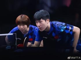 温瑞博/蒯曼1-3不敌林钟勋/申裕斌，后者晋级决赛与莎头争冠