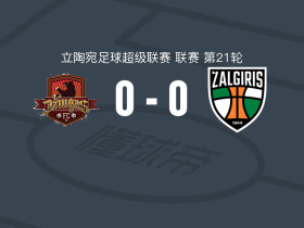 泰尔希艾久加斯0-0考纳斯扎尔吉里斯，平分秋色