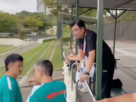 马德兴：宋凯观看了U23男足与朝鲜的赛前训练