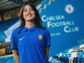 官方：切尔西女足签下21岁日本女足国脚松洼真心，签约5年