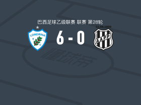隆德里纳6-0血洗庞特普雷塔，埃贝尔特两球，若昂-维托尔破门