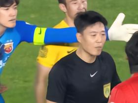 半场战报：西海岸0-0海港，张源直红，双方各一粒进球被吹