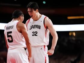 日本男篮85-78中国台北晋级半决赛，黑川虎彻23分，科克12+8