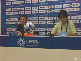 江苏常晋副总经理兼领队：遗憾比赛失利，我们回去好好总结