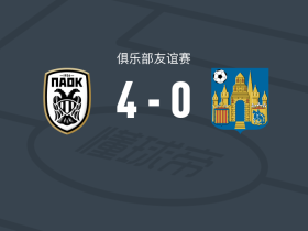 塞萨洛尼基4-0大胜韦斯特洛，马迪-卡马拉两球，蒂米安尼斯破门