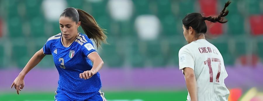中国U20女足5-6遭意大利U20女足点杀无缘八强,李晨语失点
