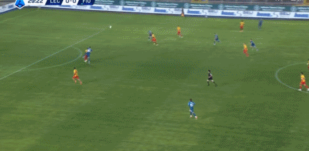 半场战报：莱切0-1佛罗伦萨，杰克-哈里森破门