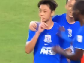 徐皓阳：打入亚冠首球有点开心，进球归功于全队的配合和跑位