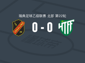维萨隆德0-0哈马比TFF，双方破门乏术