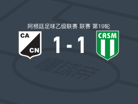 北索尔塔中央1-1圣米格尔，托马斯-卡斯特罗首开记录，豪尔赫-费雷罗救主