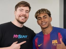 每体：亚马尔原定昨天与MrBeast共同拍摄，但计划未能成行