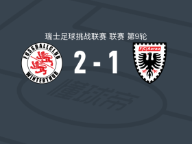 温特图尔2-1阿劳，戈利亚尔破门，马尔切萨诺点射