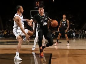 勇士金队98-69大胜马刺，奥尔布里奇13+4+4，李贤重11分