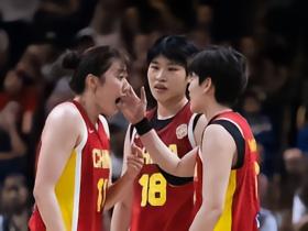 中国女篮111-46狂胜泰国迎亚运开门红，杨舒予21+7+5，陈玉婕16+8+7