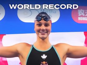 尘封17年纪录作古！麦金托什打破刘子歌女子200米蝶泳世界纪录