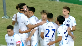 半场战报：南京城市0-1无锡吴钩，努尔达努斯点射破门