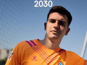 官方：西班牙人与24岁门将福图尼奥续约至2030年