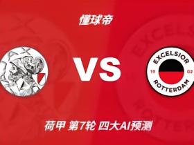 四大AI预测阿贾克斯vsSBV精英：各家均看好主队轻松取胜
