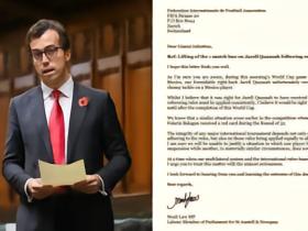 英议员致信FIFA请求给夸安萨缓刑：红牌判罚正确，但缓刑才是公平