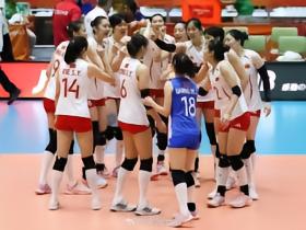 中国女排3-0战胜越南，跻身亚运会四强将战泰国女排
