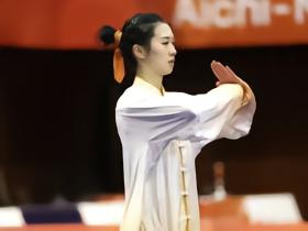 童心卫冕亚运会武术女子全能，为中国代表队夺得第四金