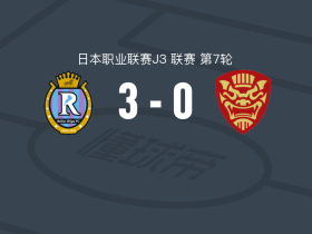 滋贺湖王3-0大胜FC琉球，龙田柊士、日野友贵破门