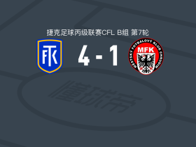 特普利采B队4-1大胜克鲁蒂姆