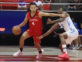 老鹰82-77力克雷霆，弗莱明斯12分，埃吉奥福尔19+15，马拉10+9