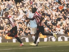 败方MVP布罗比，英超上一位戴帽输球的还是2007年的圣克鲁斯