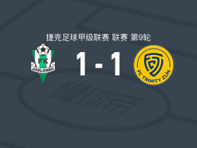 亚布洛内茨1-1兹林，斯米加先拔头筹，库奥尔扳平