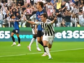 半场战报：尤文1-0亚特兰大，孔塞桑抢点破门