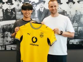 官方：日本U19国脚山本天翔租借加盟多特蒙德U23梯队