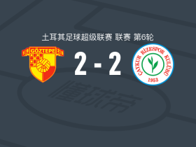 哥兹塔比2-2里泽体育，库尔图兰打破僵局，贝基尔奥卢扳平
