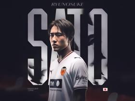 官方：日本U23国脚佐藤龙之介加盟瓦伦西亚，签约至2031年